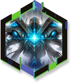 Starcraft II Character Inside Hexagon Frame