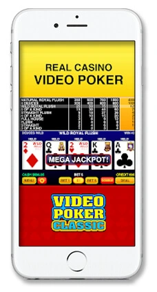 Video Poker App - Mobile Phone