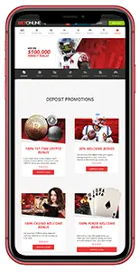 BetOnline Mobile App - Mobile Phone