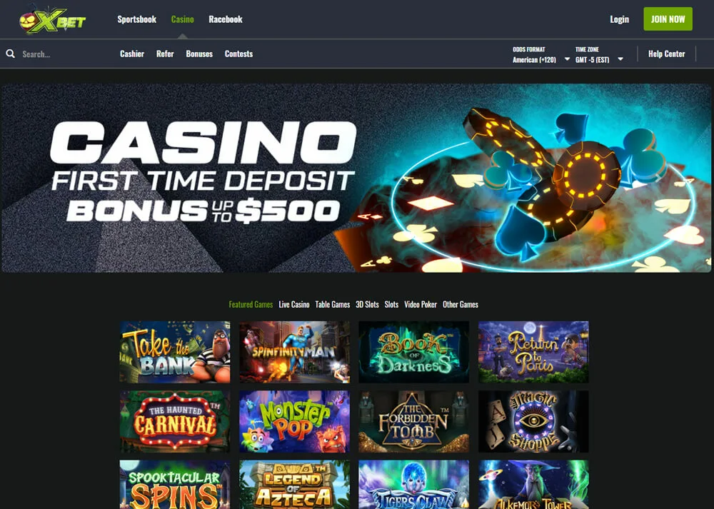 XBet Casino Hub Screenshot