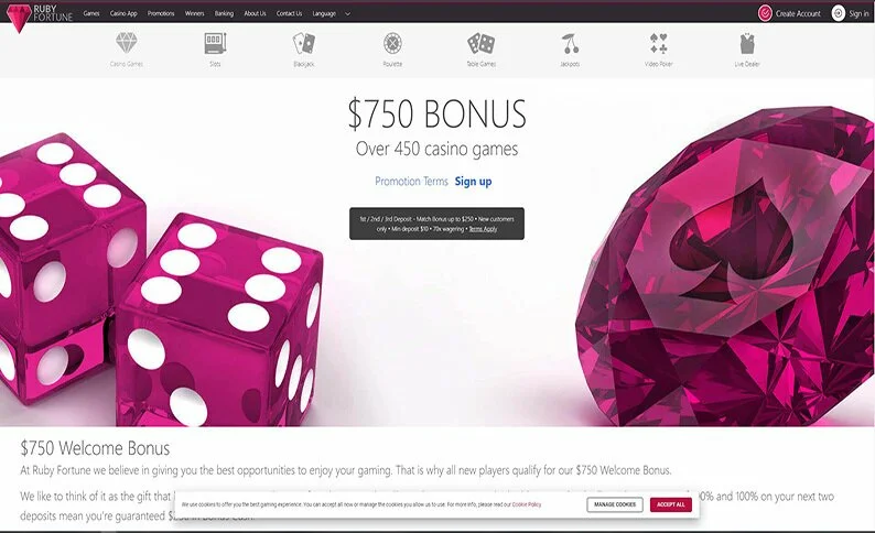 Ruby Fortune Bonuses Sized 1