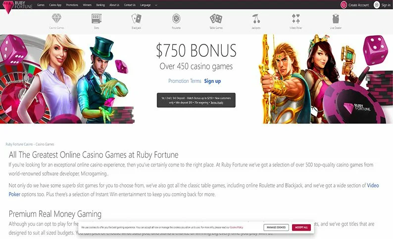 Ruby Fortune Casino Games Sized 1